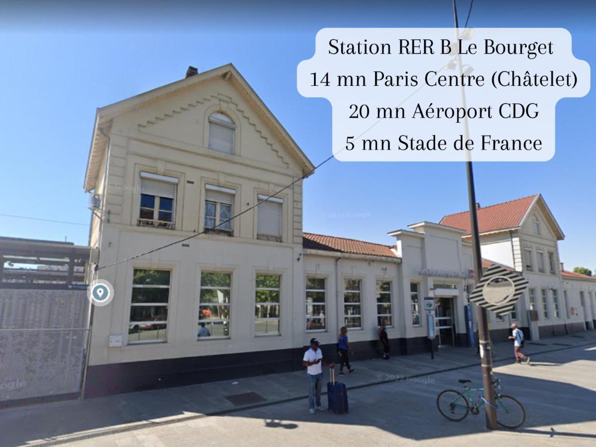 Disponible - Appartement Entier - 10Mn Rer B Aeroport Cdg - Paris Gare Du Nord, T11 Express, Le Bourget, Tout Equipe, Netflix Gratuit, 3 Personnes, 4Eme Etage, Escaliers, Parc Des Expositions, Parking Rue Gratuit Apres 19H Drancy Kültér fotó